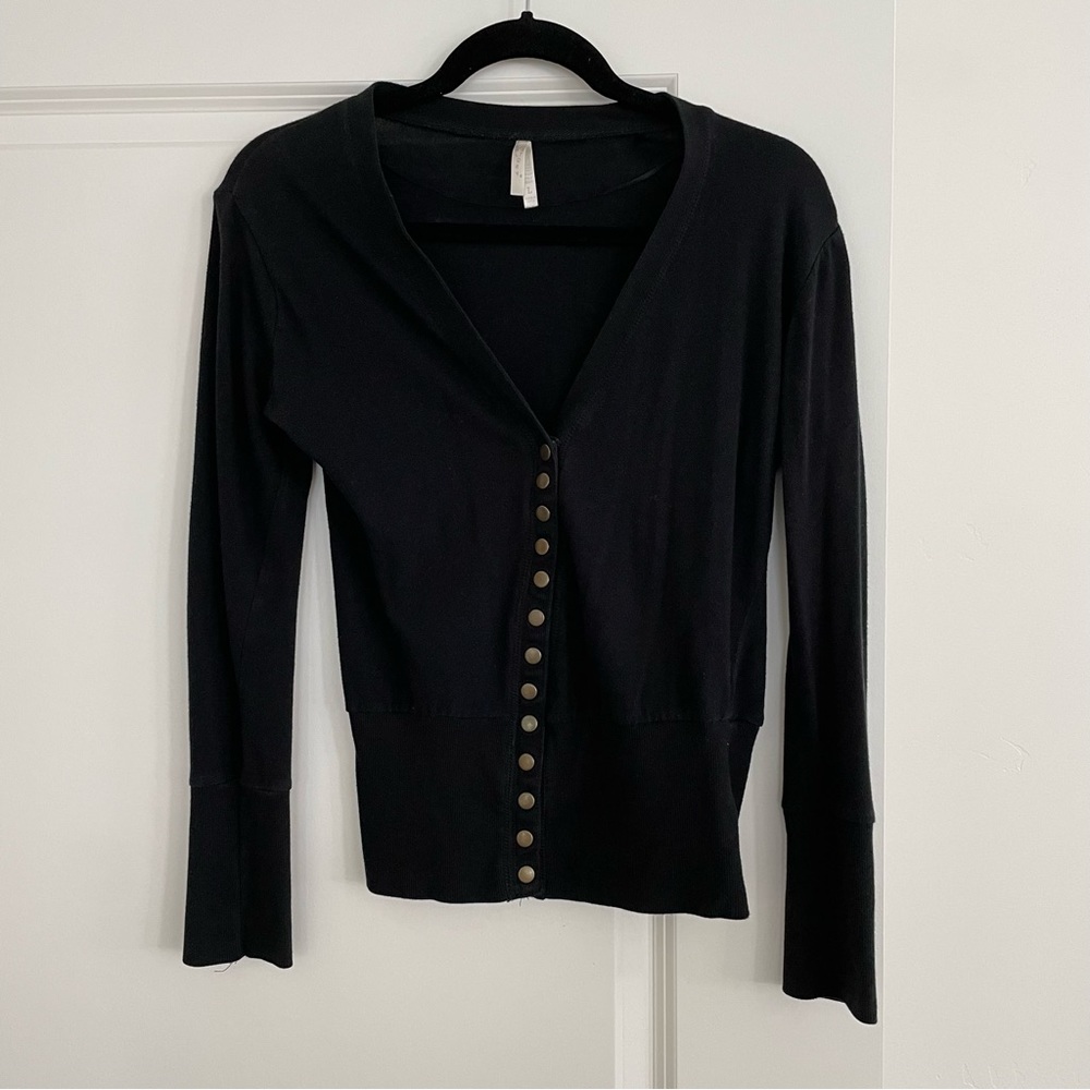 Brass snap down Cardigan